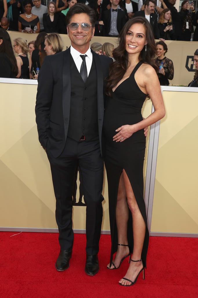 John Stamos and Caitlin McHugh at the 2018 SAG Awards