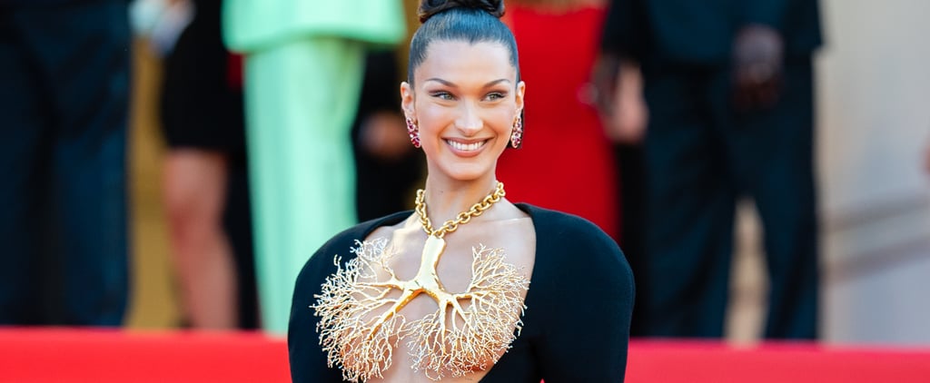 Bella Hadid Wears Sexy Schiaparelli Outfit at Cannes