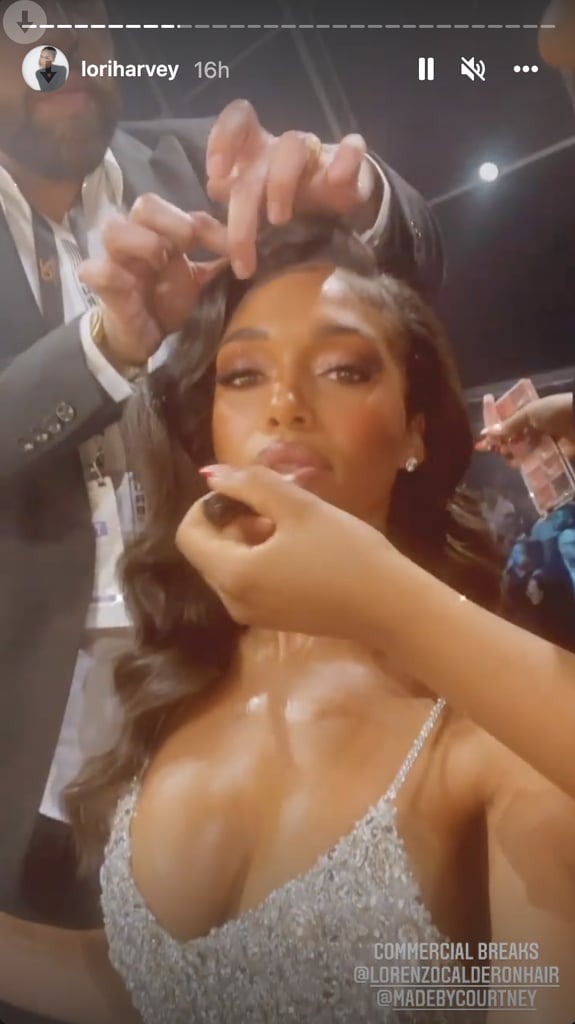 Lori Harvey's Miss Universe Dress Is Dripping in Sparkles