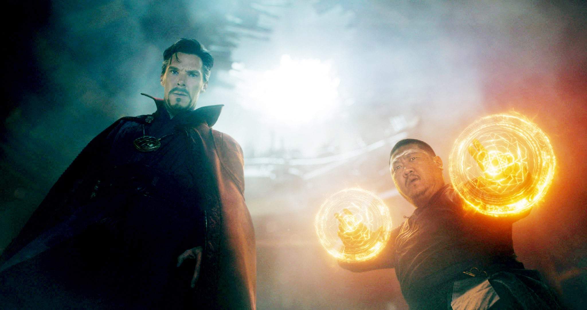 AVENGERS: INFINITY WAR, from left, Benedict Cumberbatch (as Dr. Strange), Benedict Wong (as Wong), 2018. Marvel/Walt Disney Studios Motion Pictures/courtesy Everett Collection