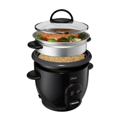 Oster DiamondForce Nonstick 6-Cup Electric Rice Cooker