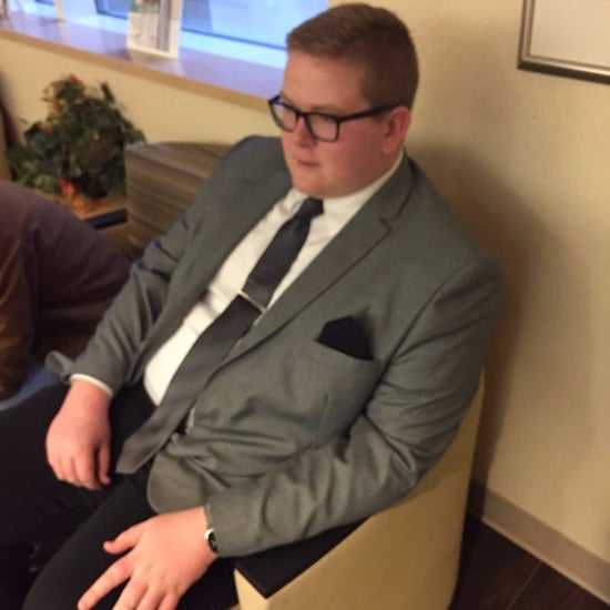 Uncle Wears Suit to Meet Baby Niece For the First Time
