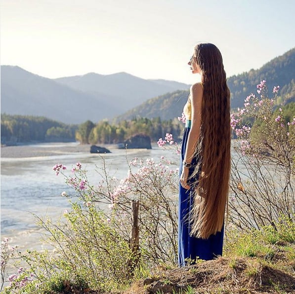 Dashik Gubanova Freckle's Long Hair