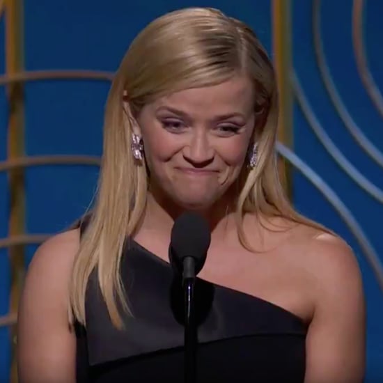 Reese Witherspoon Introducing Oprah at 2018 Golden Globes