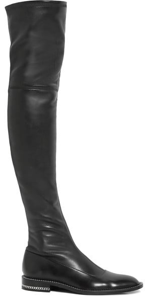 Givenchy Chain-Trimmed Over-the-Knee Boots | Best Over-the-Knee Boots ...