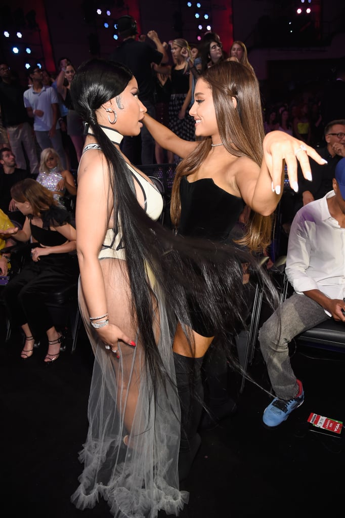 Ariana Grande And Nicki Minaj At The 2018 Mtv Vmas