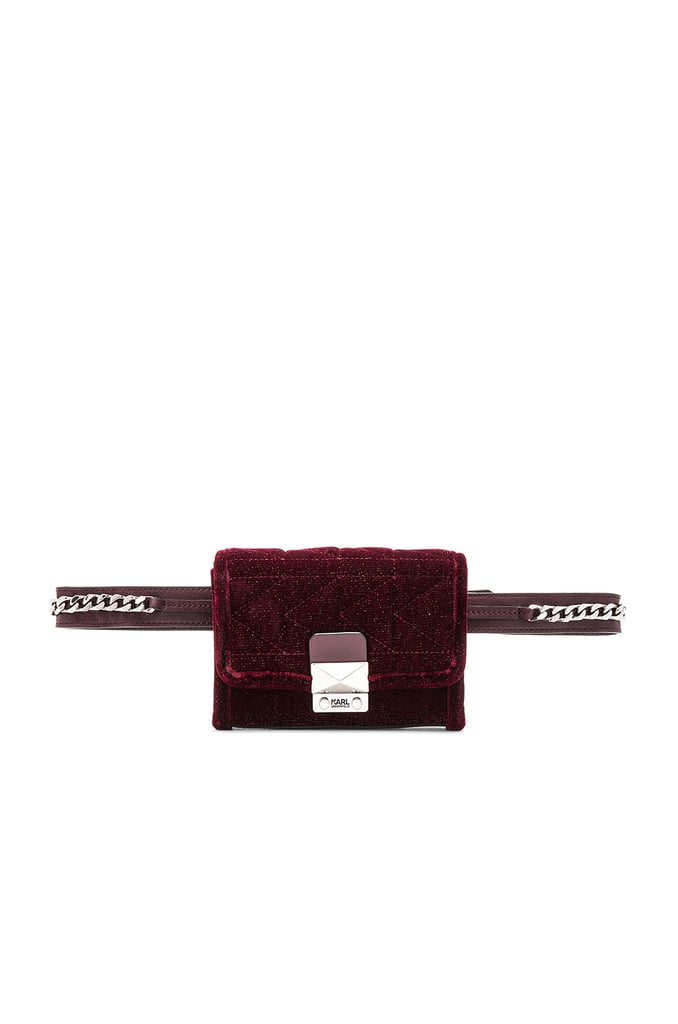 Karl x Kaia Velvet Bum Bag