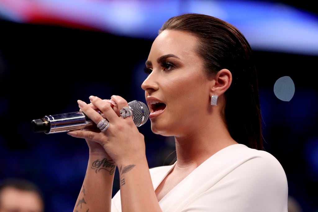 Demi Lovato Announced as Super Bowl National Anthem Singer POPSUGAR