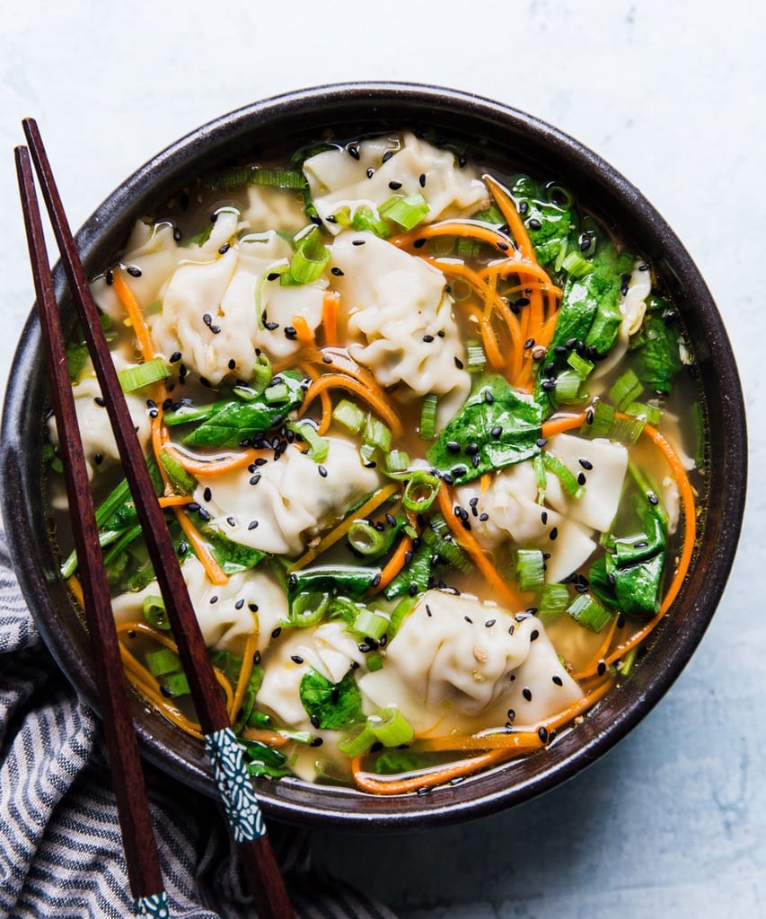 素食汤食谱:简单的饺子汤