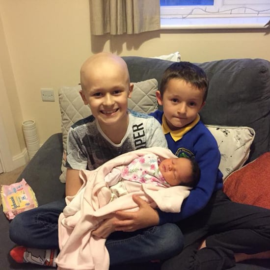 Boy With Cancer Fights Long Enough to Meet Baby Sister