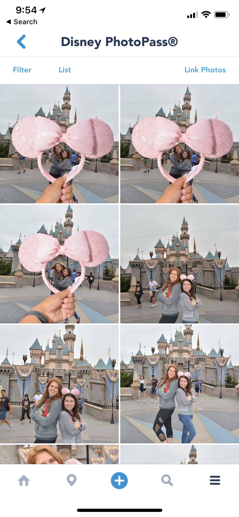 Your PhotoPass photos will be there for you to upload to your phone!