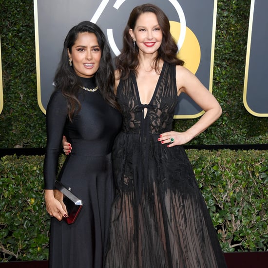 Salma Hayek and Ashley Judd at the Golden Globes 2018