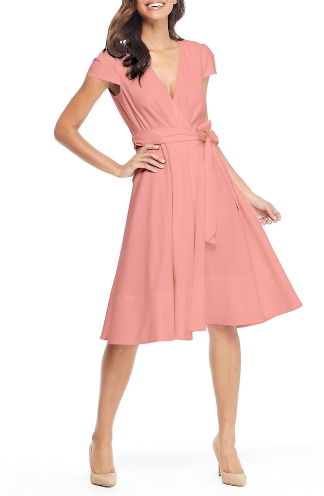 Gal Meets Glam Collection Maxandra Crepe Wrap Dress