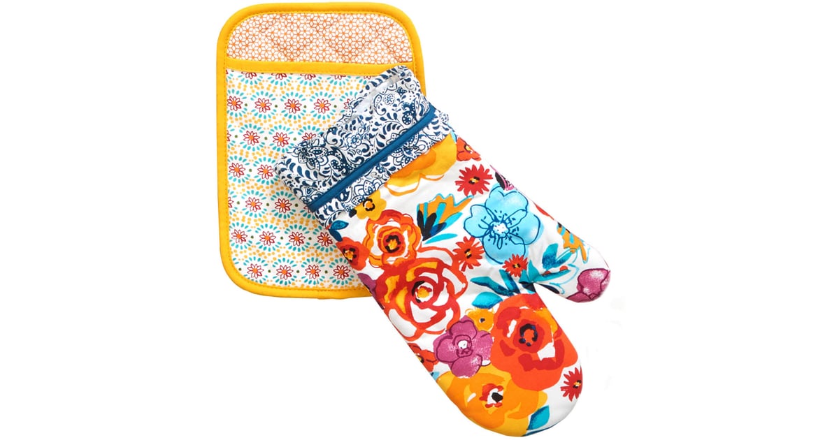 The Pioneer Woman Flea Market Pot Holder/Oven Mitt Set (6) Gifts For