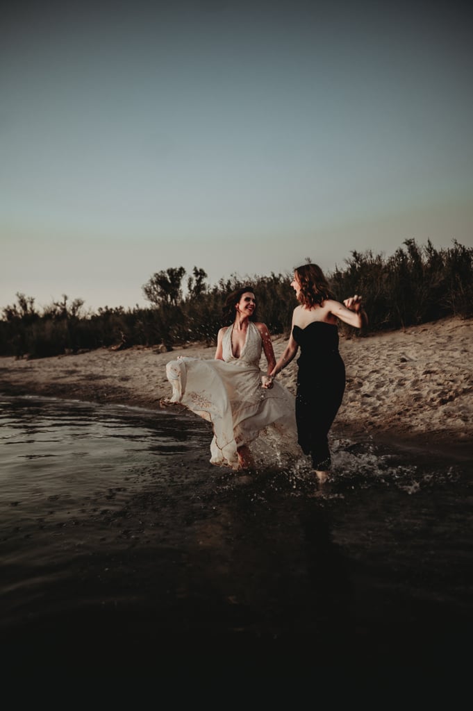 Sexy River Beach Engagement Photo Shoot