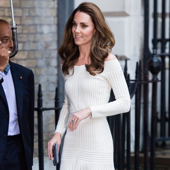Kate Middleton White Off the Shoulder Dress June 2019