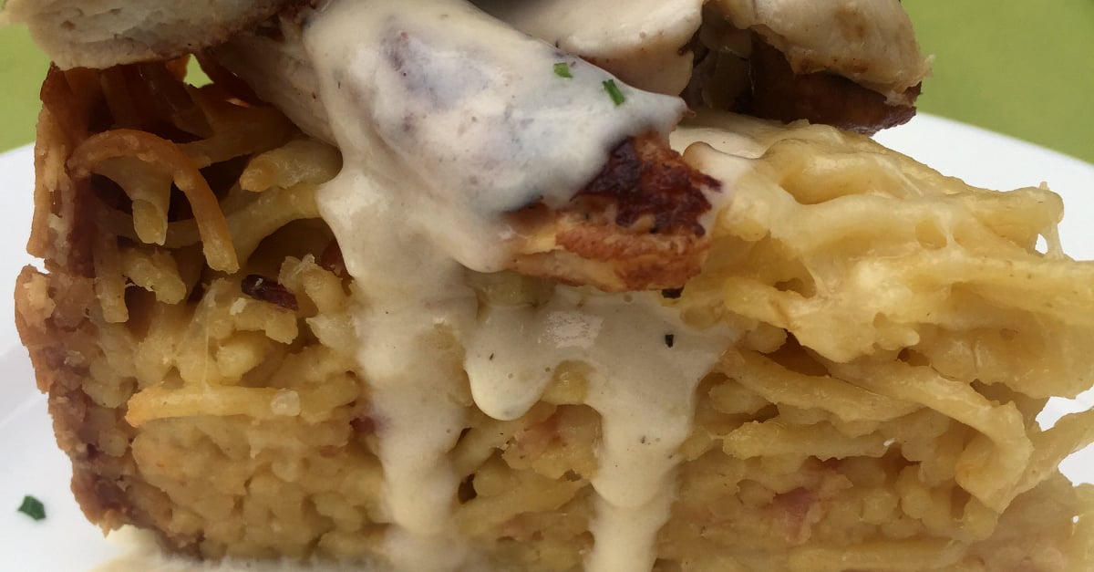 Olive Garden Spaghetti Pie POPSUGAR Food