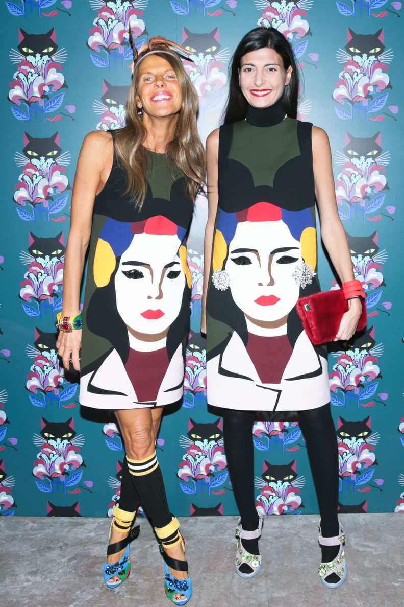 Anna Dello Russo and Giovanna Battaglia