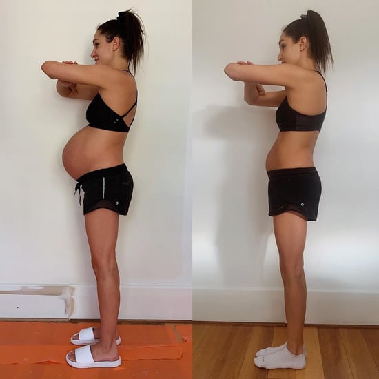 Kayla Itsines Before and After Pregnancy Photo