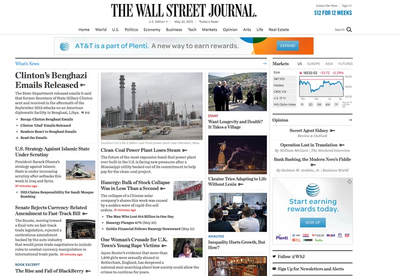 Wall Street Journal Subscription