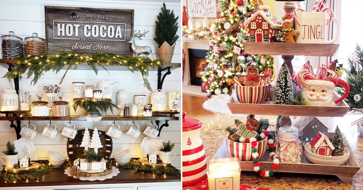 Cozy Hot Cocoa Station For The Holidays - House of Hawthornes