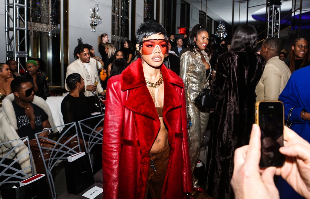 Teyana Taylor's Low-Rise Cargos and Bra Top at LaQuan Smith