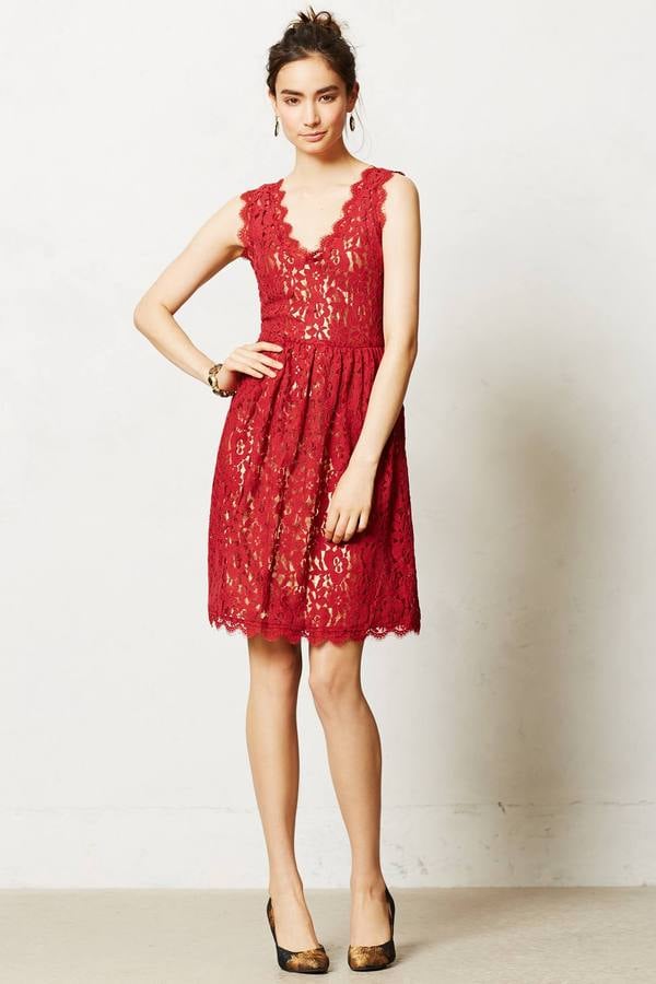 By Greylin Red Lace Dress