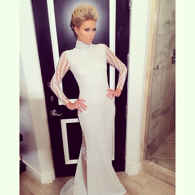 Paris Hilton struck a pose ahead of the Grammys.
Source: Instagram user parishilton
