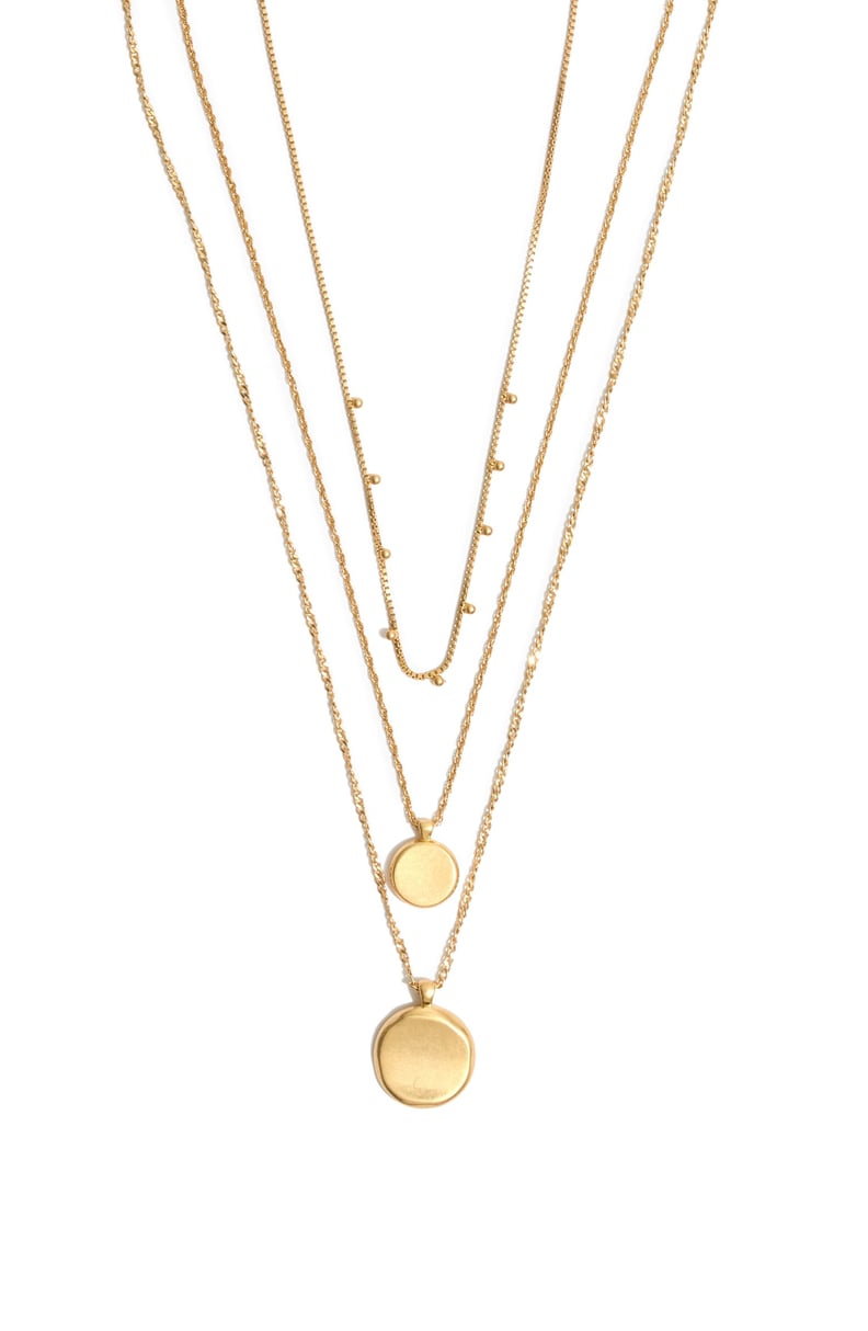 Madewell Coin Layered Necklace