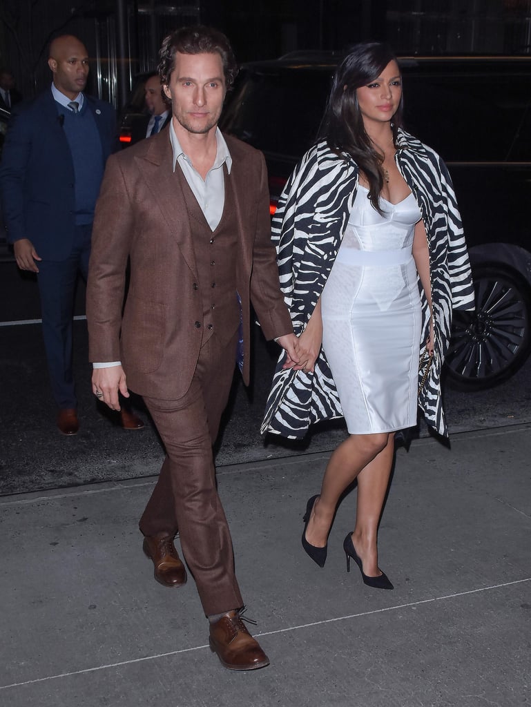 Matthew McConaughey and Camila Alves at Serenity Screening