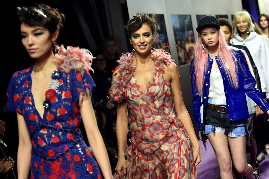 Irina Shayk wearing Marc Jacobs.