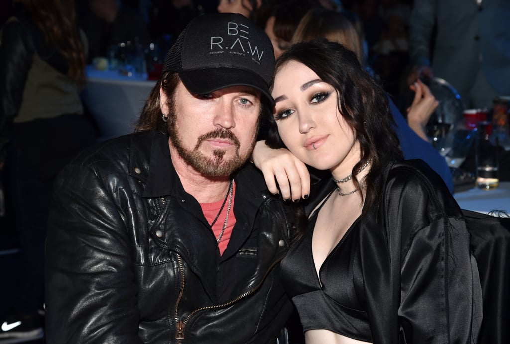 Noah and Billy Ray Cyrus at the 2017 MTV Movie and TV Awards