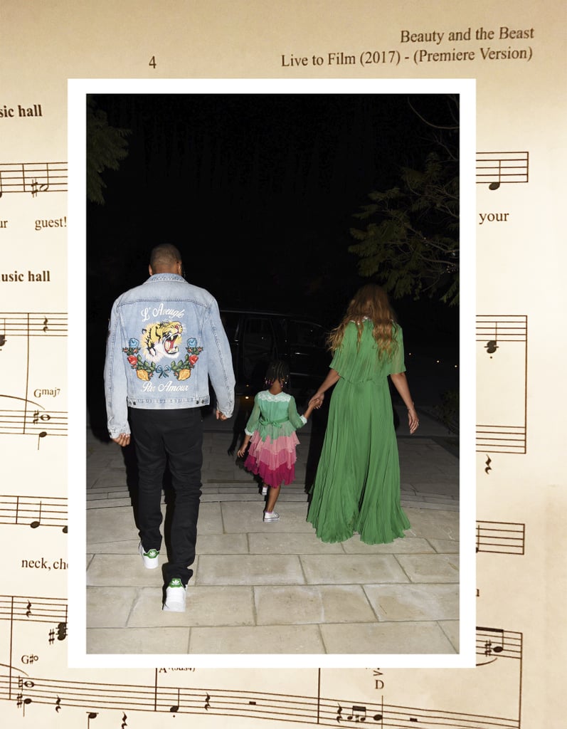 Beyonce and Blue Ivy Gucci Dresses Beauty and the Beast 2017