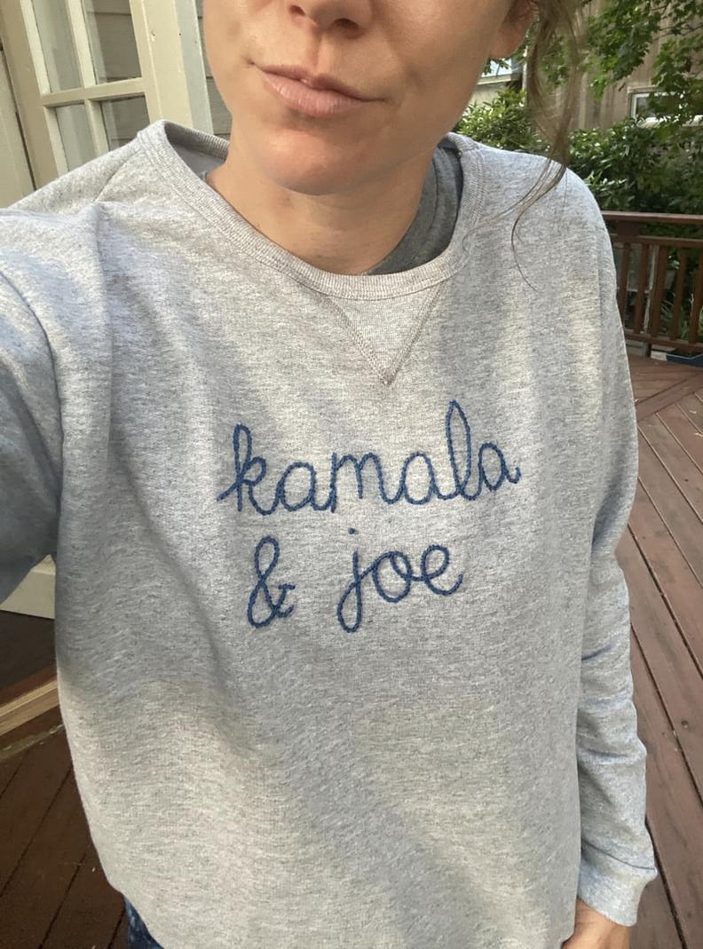 Kamala & Joe Hand-Stitched Sweatshirt