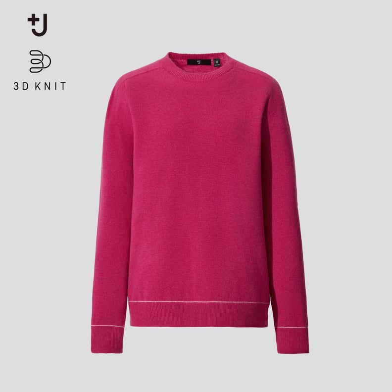 Uniqlo +J 3D Knit Cashmere Crew Neck Sweater