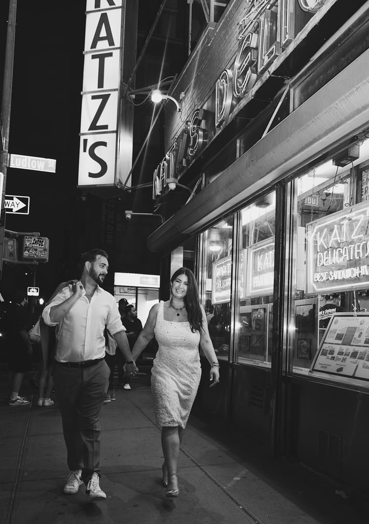 See This Couple's Engagement Shoot at Katz's Deli in NYC