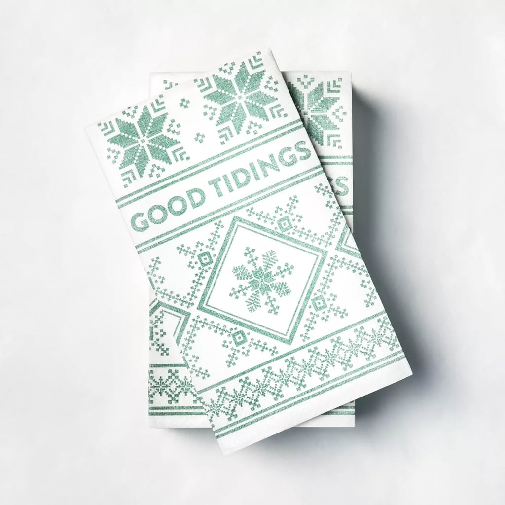 Holiday Good Tidings Disposable Guest Towel