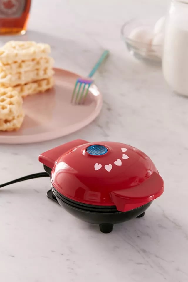 If They Love Breakfast: Heart-Shaped Mini Waffle Maker