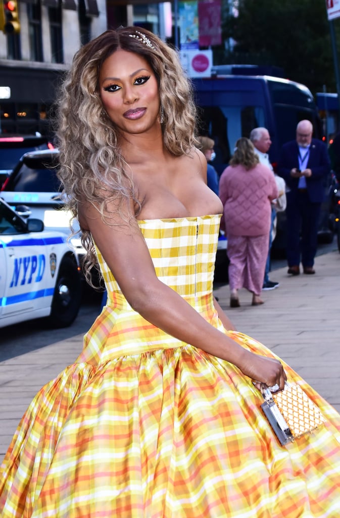 Laverne Cox Wore a Plaid Gown to New York City Ballet Gala