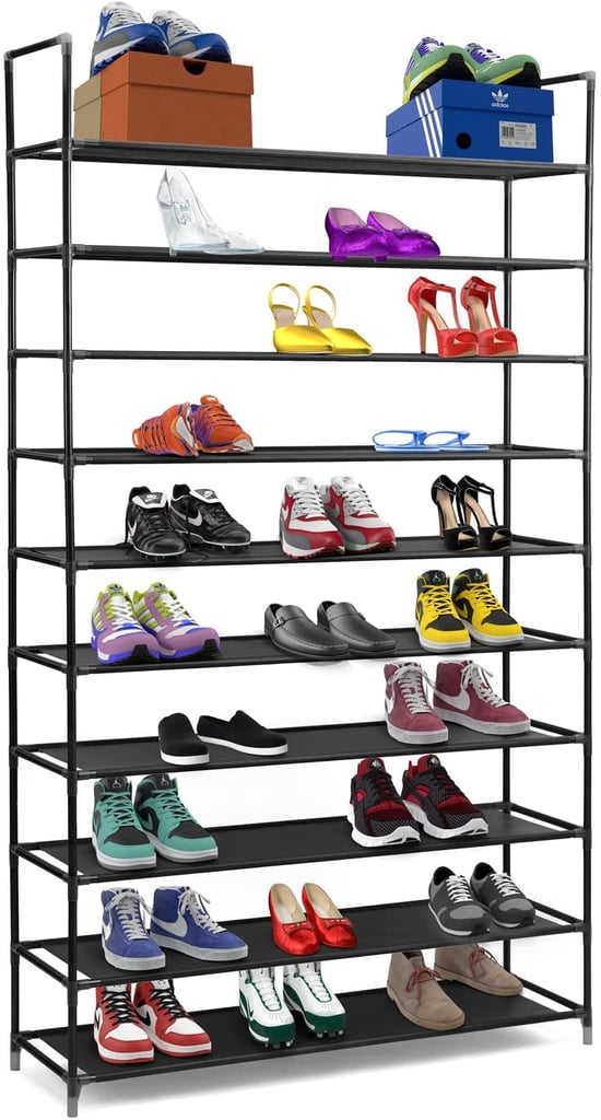 Halter 10 Tier Stackable Shoe Rack Storage Shelves