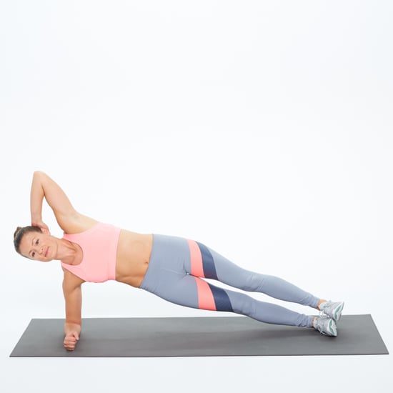 Oblique Exercise: Side Elbow Plank With Twist