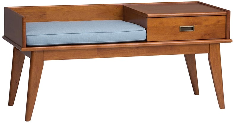 Simpli Home Mid-Century Modern Storage Bench