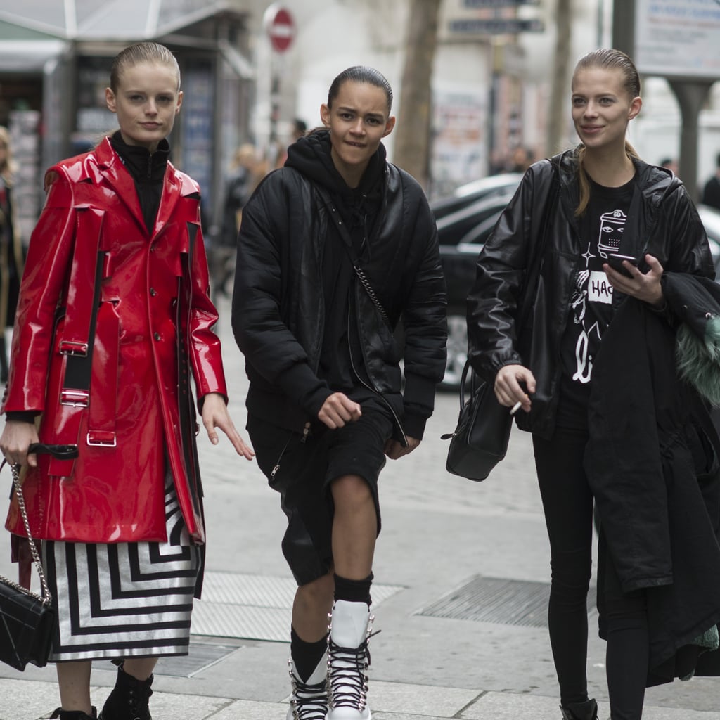 Model Street Style at Paris Fashion Week Fall 2015 | POPSUGAR Fashion