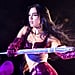 Dua Lipa Shimmers in a Hot-Pink Sequin Bra and Miniskirt For Her Latest Performance