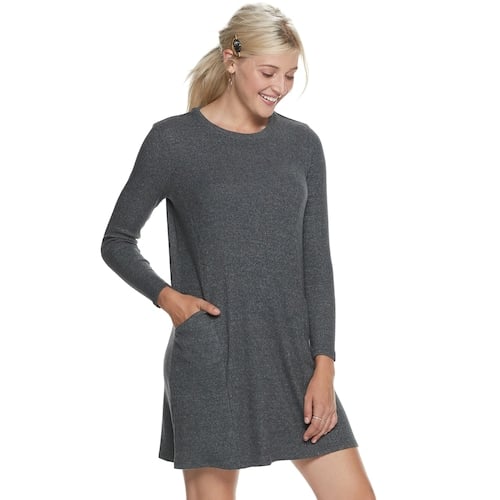 POPSUGAR Brushed Aline Pocket Shift Dress