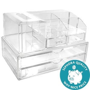 Sephora Collection Clear Makeup Organizer Set