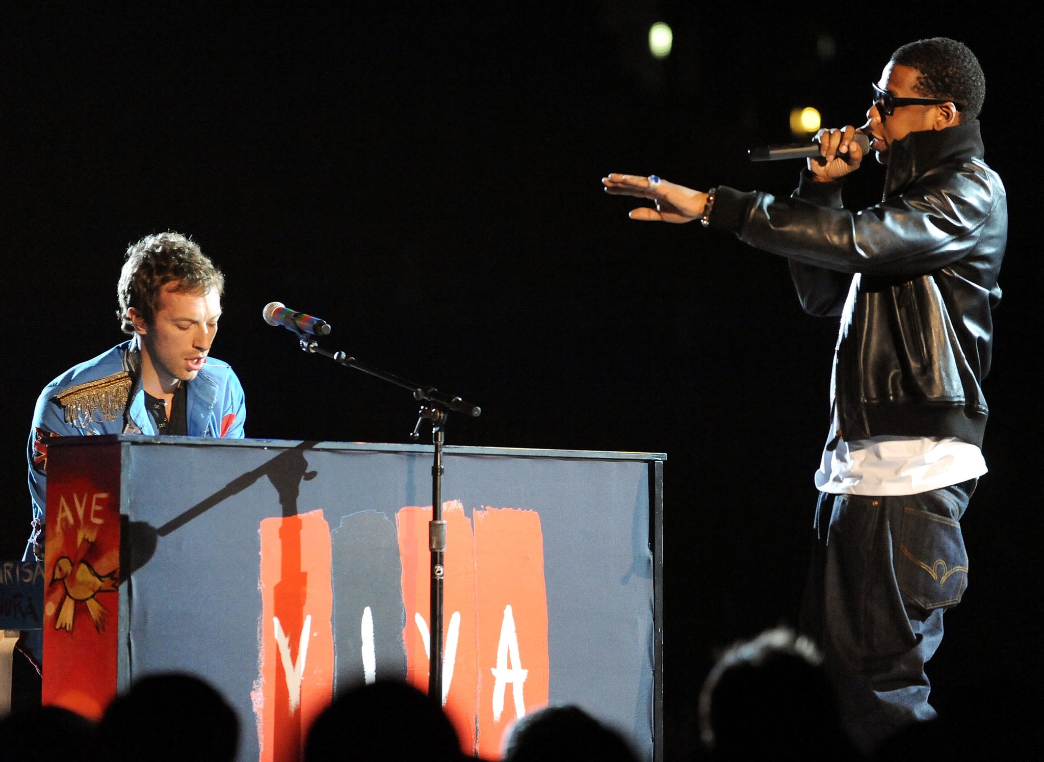 Jay Z joined Coldplay on stage in 2009.