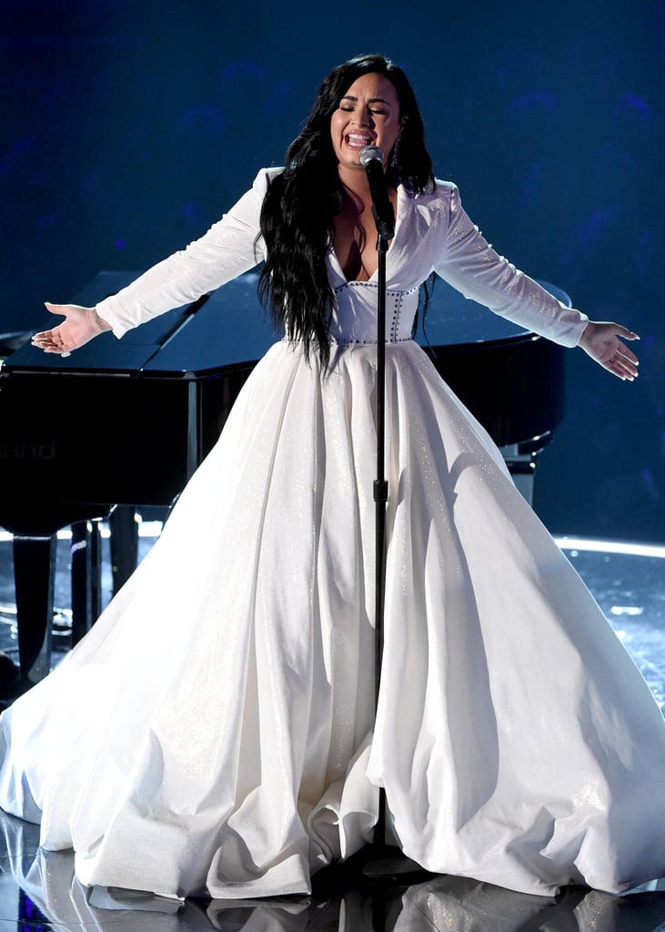 Demi Lovato's Christian Siriano Grammys Performance Gown