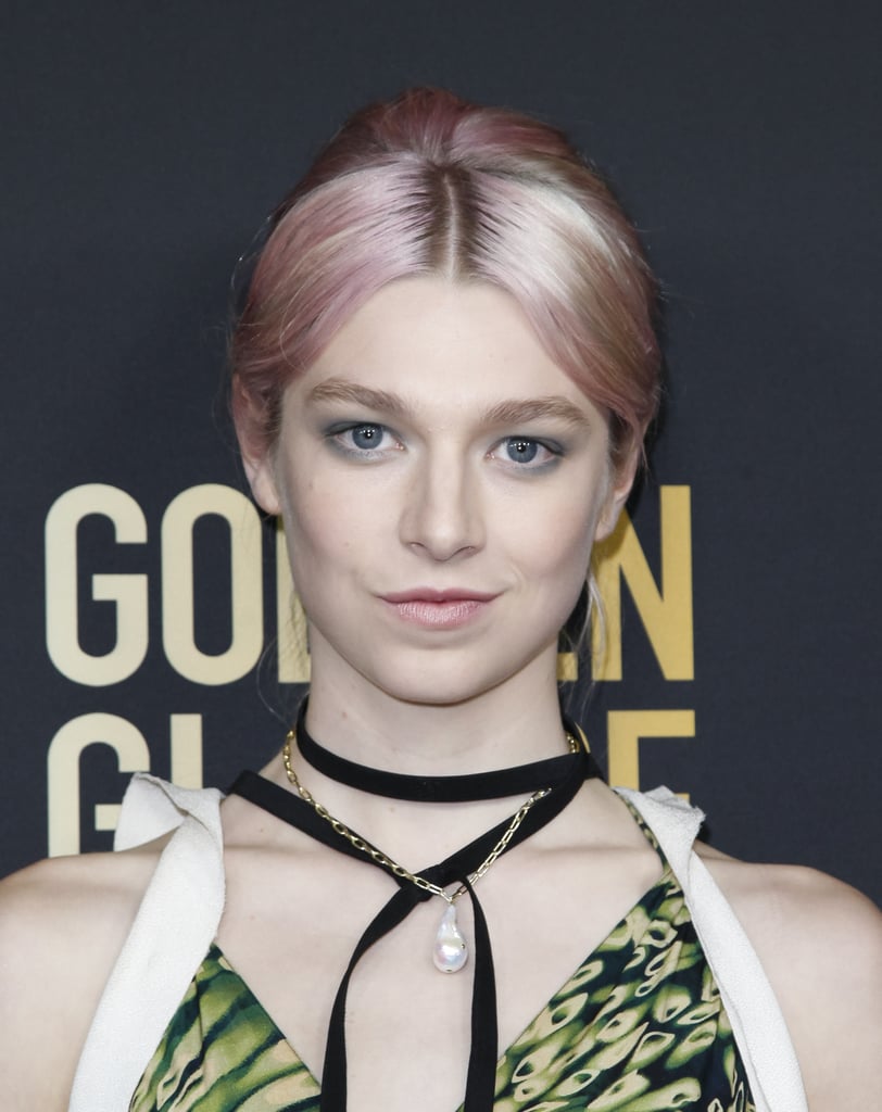 Hunter Schafer’s Pink Hair With Smoky Eye, November 2019