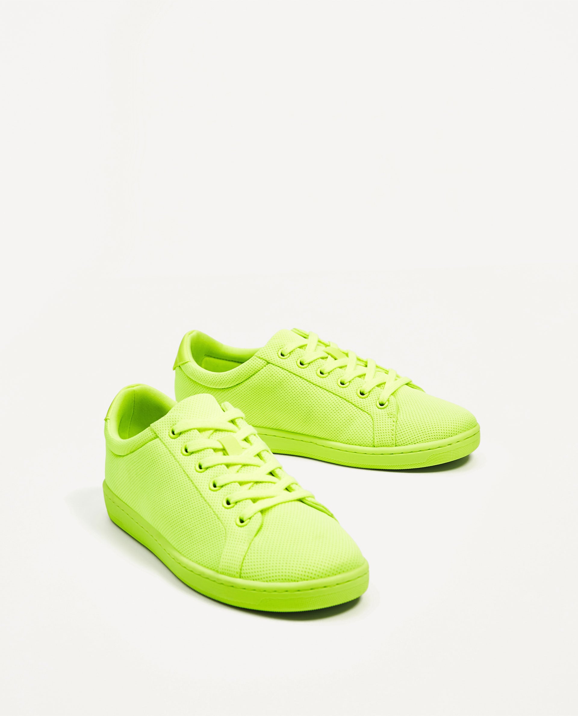 zara green shoes